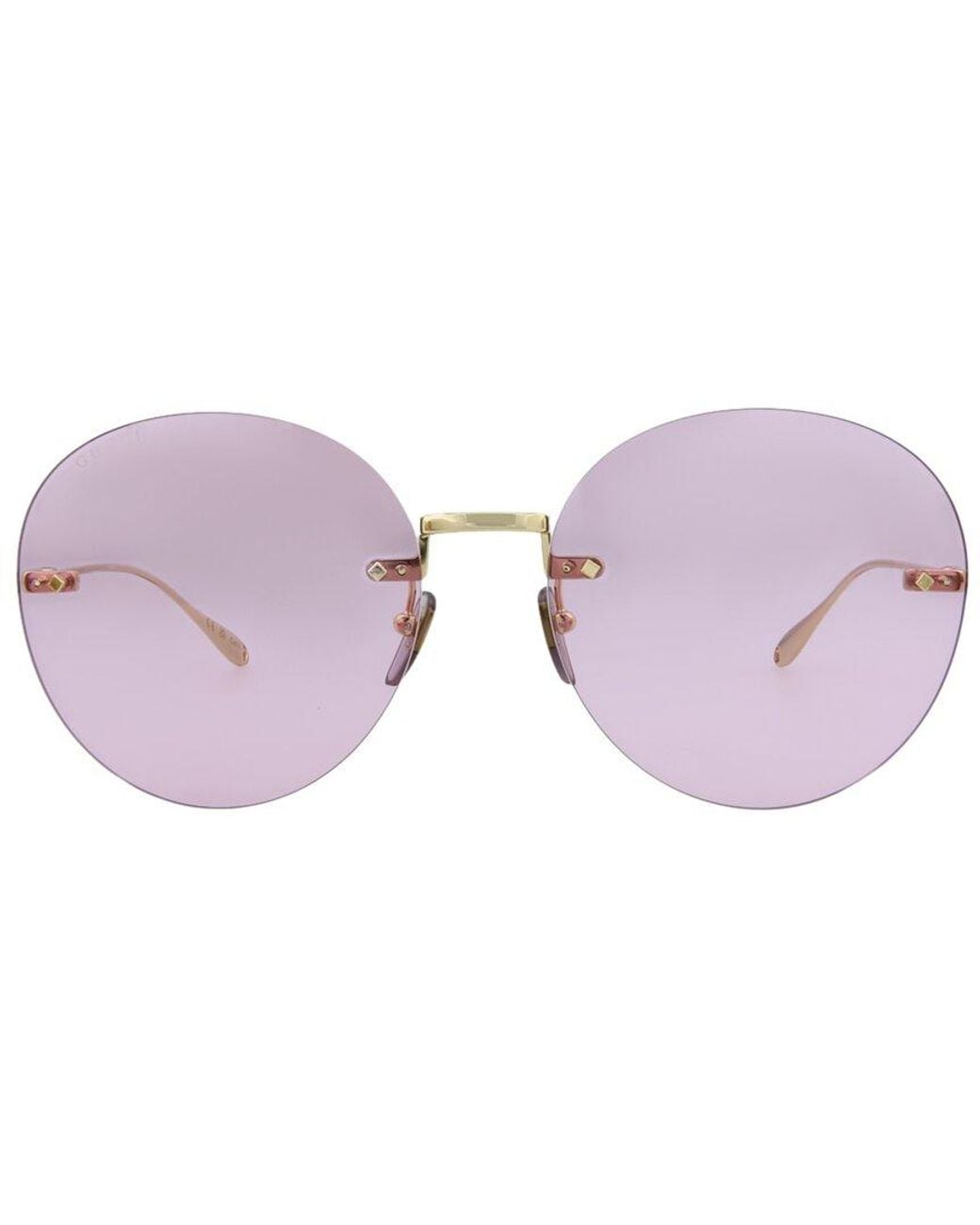 Gucci Purple Gg1149S 60Mm Polarized Sunglasses