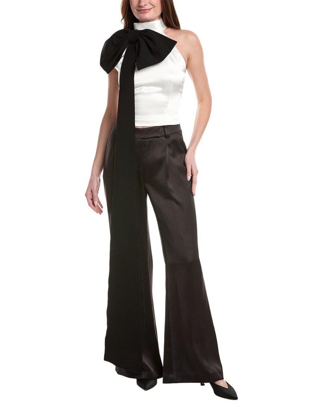 Sans Faff Black Chelsea Bow Halter Top