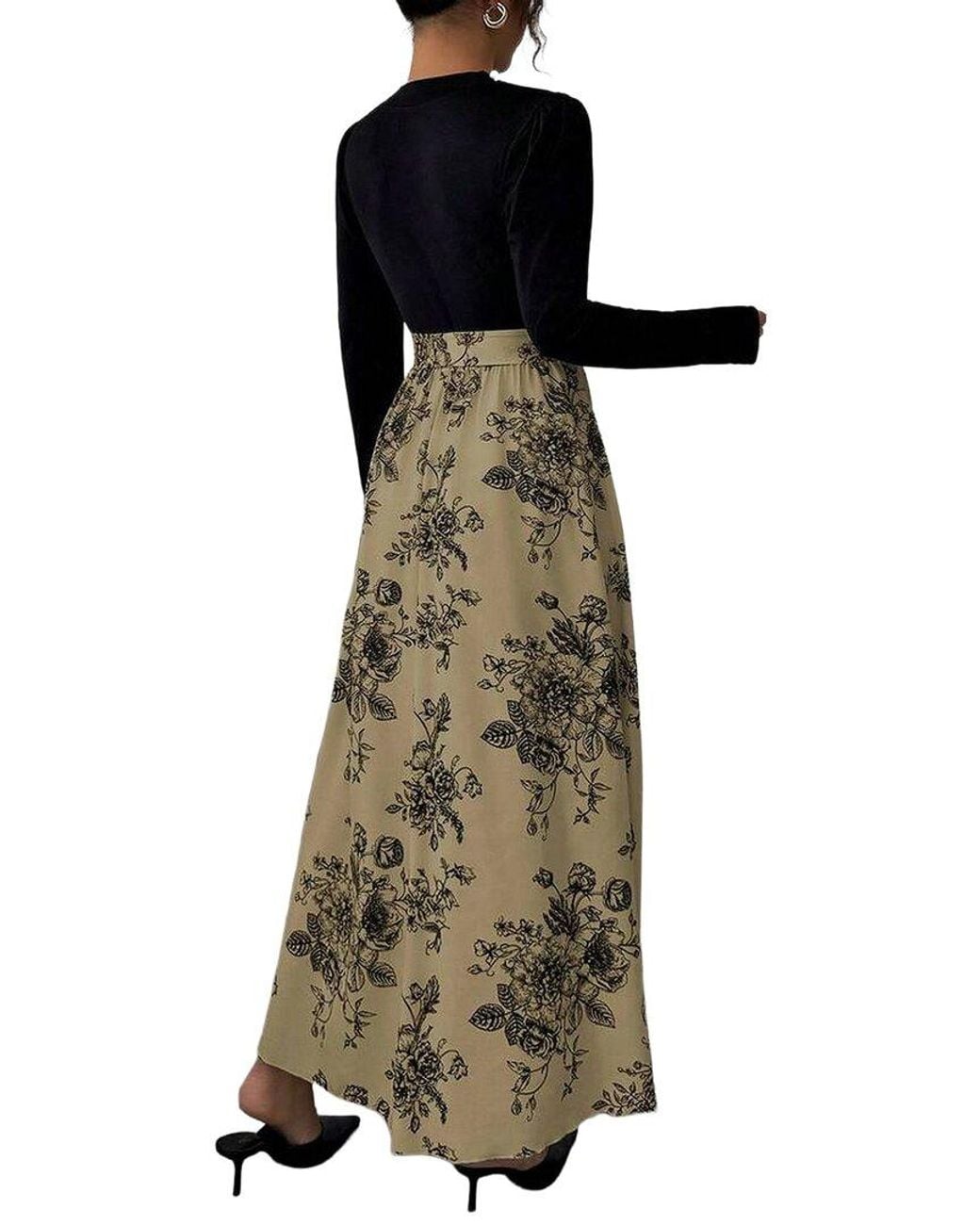 XIRELLI Green Print Maxi Dress