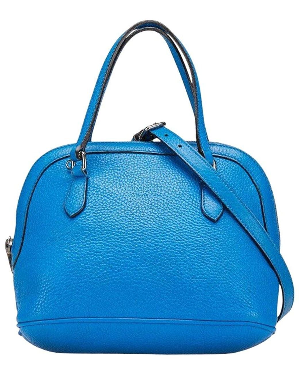 Gucci Blue Others 2Way Handbag (Authentic Pre-Loved)