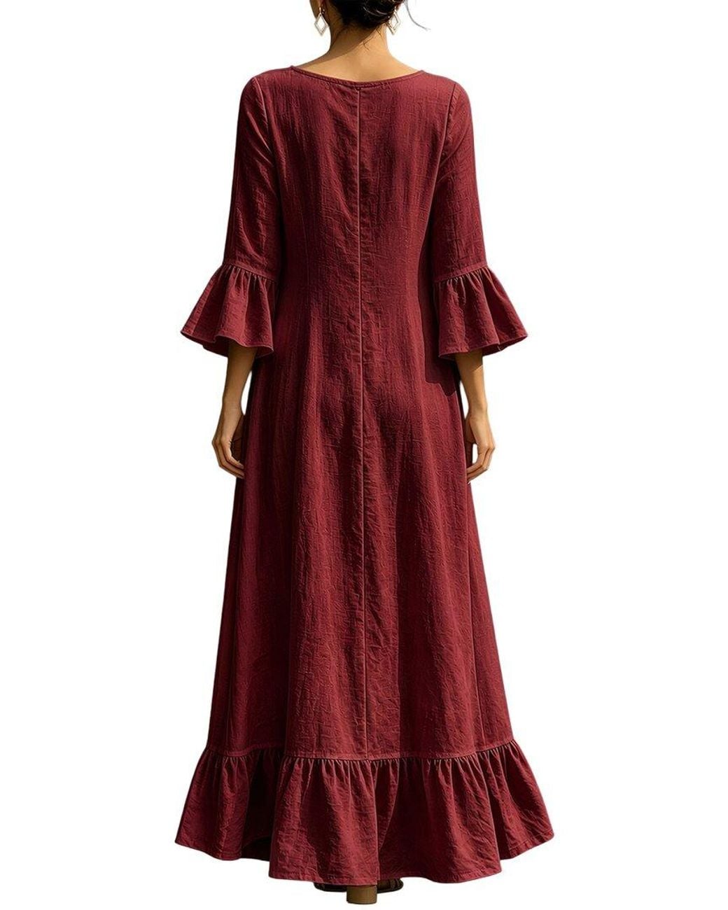 Olivia Taylor Red Maxi Dress