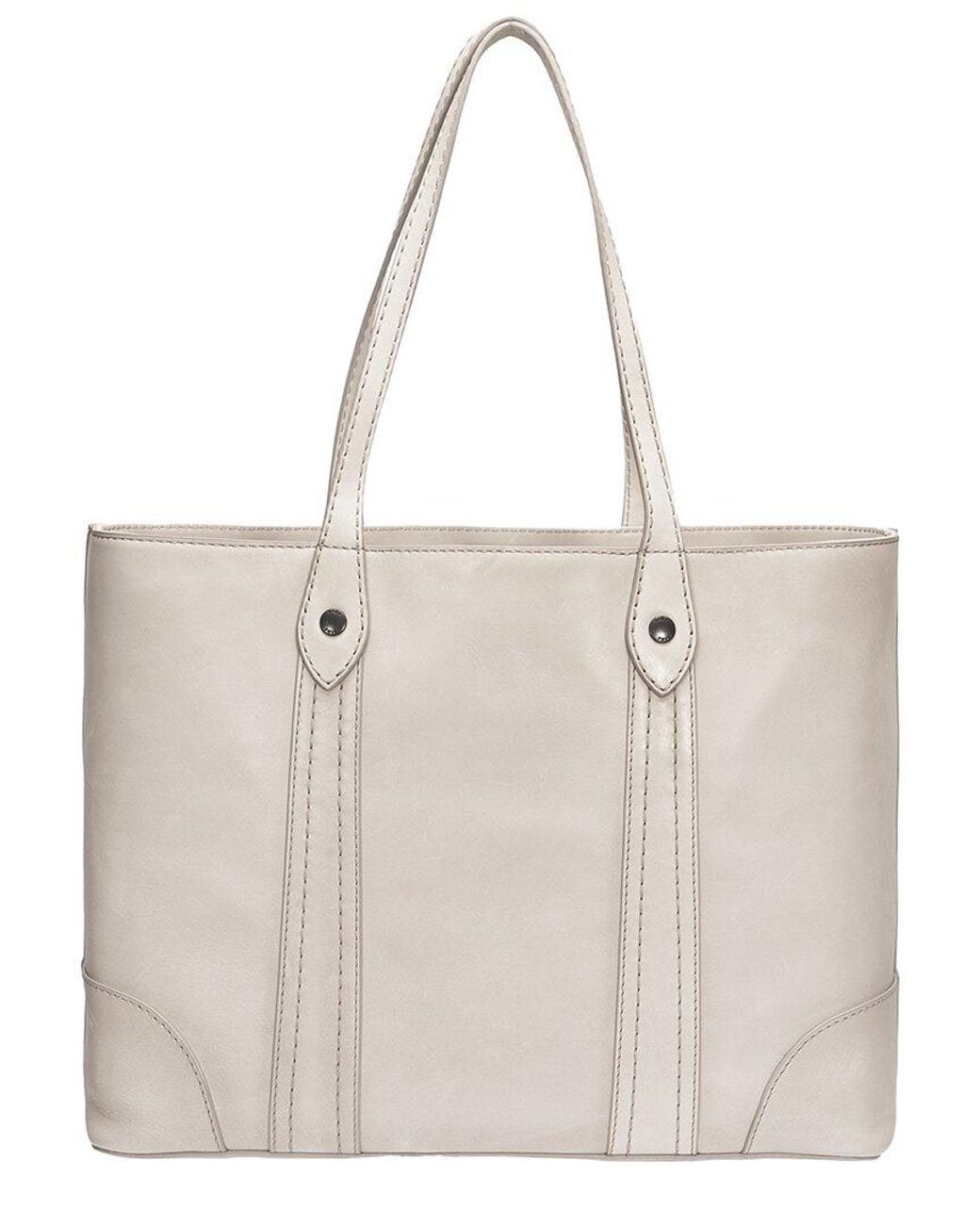 Frye Natural Melissa Leather Shopper Tote