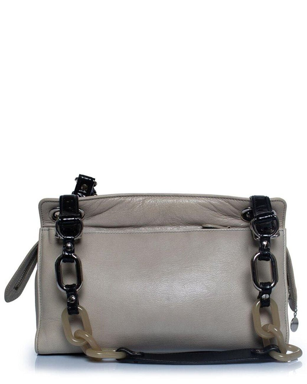 Balenciaga Blue Leather Stingray Cherche Chain Shoulder Bag (Authentic Pre- Loved)