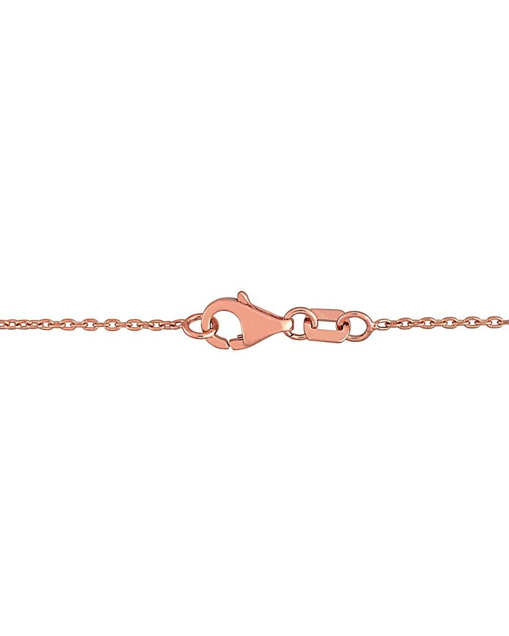 Diamond Select Cuts White 14K Two-Tone 0.19 Ct. Tw. Diamond Necklace