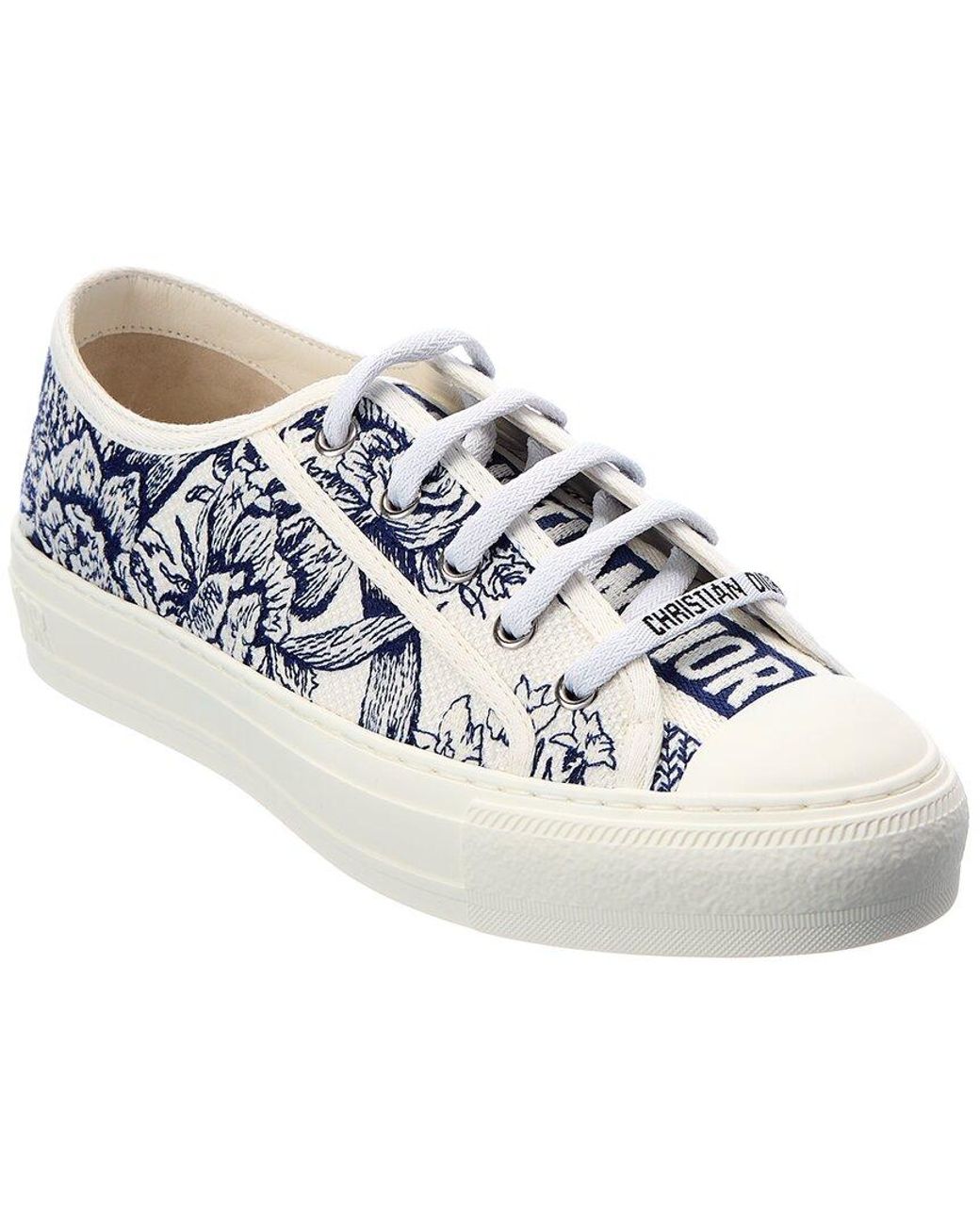 Dior Walk'n' Canvas Sneaker in White | Lyst