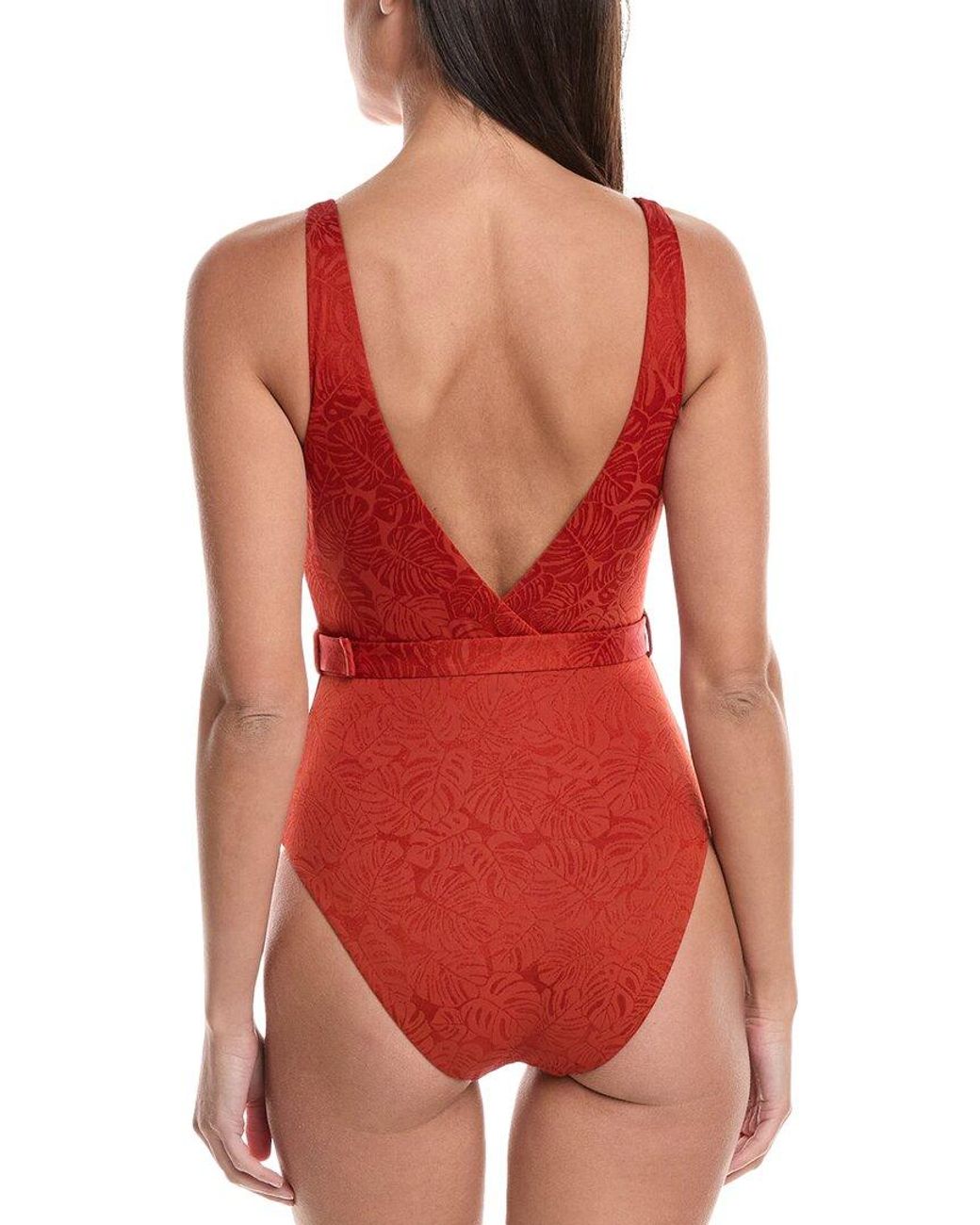 Onia Red Michelle One-Piece