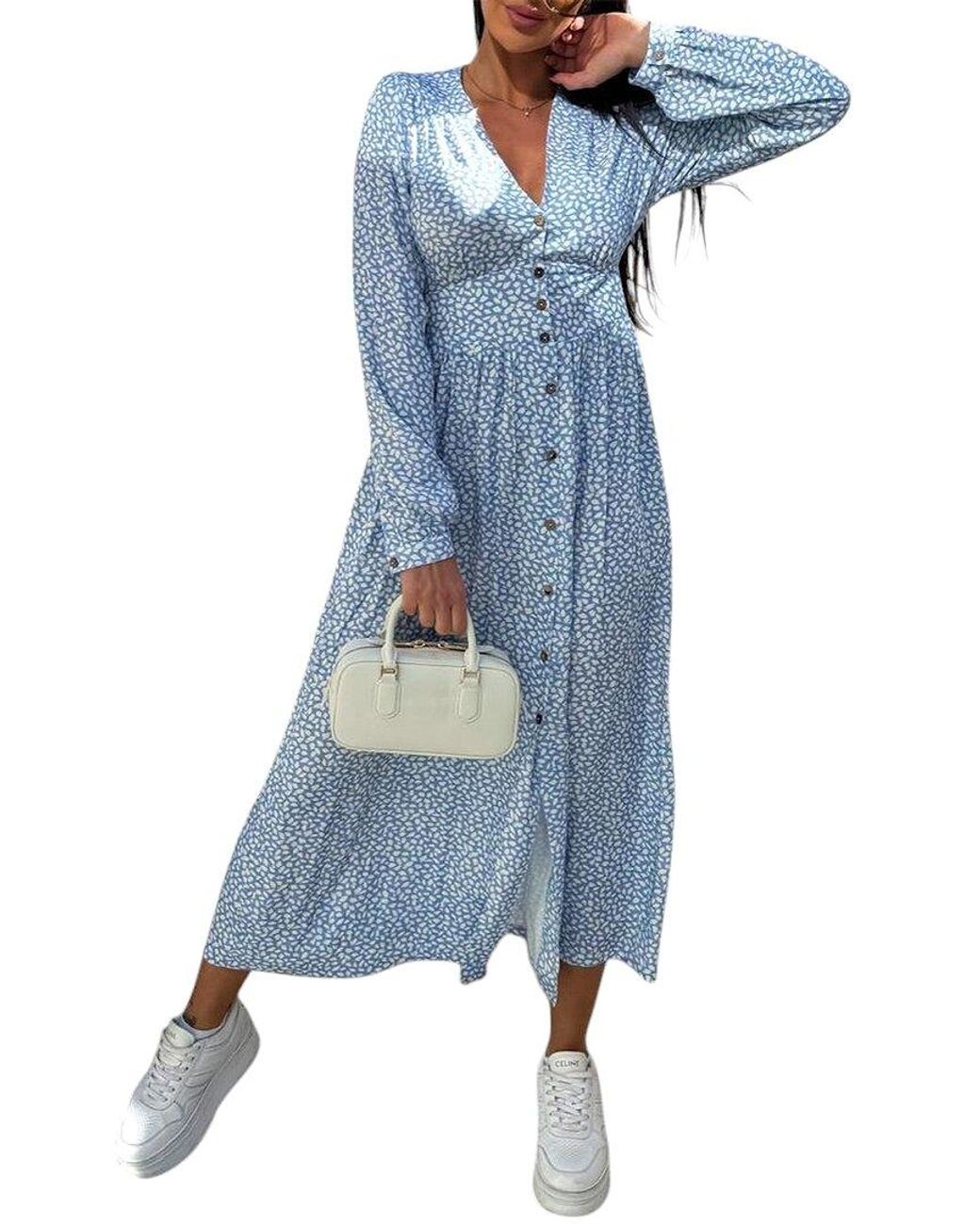 Kayla Paris Blue Maxi Dress