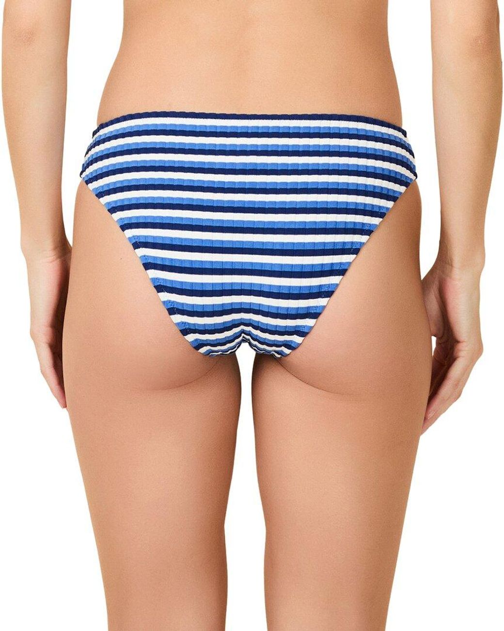 Solid & Striped Blue The Elle Button Bottom