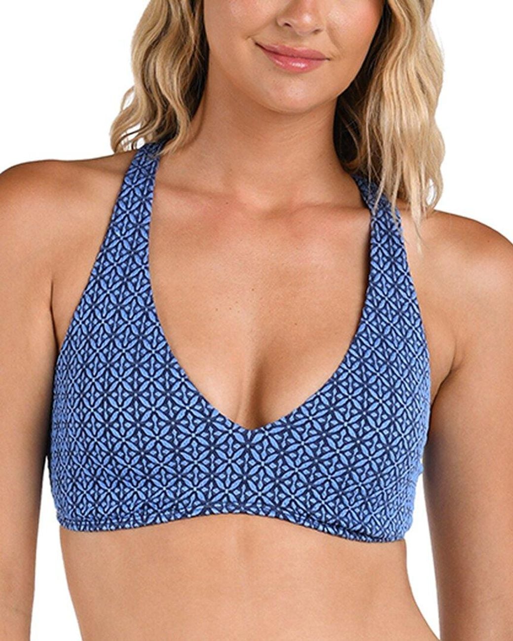 La Blanca Blue Swim Top