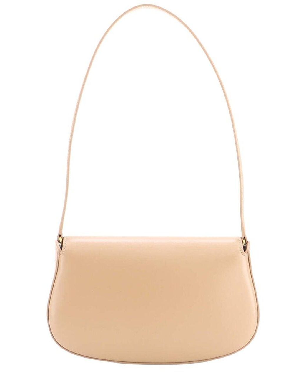 Saint Laurent Natural Leather Voltaire Shoulder Bag Mini (Authentic Pre-Loved)