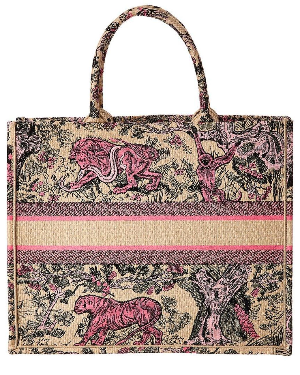 Dior Book Large Canvas Tote in Pink Lyst UK