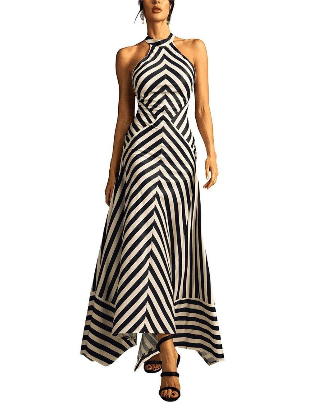 Dilireba White Maxi Dress