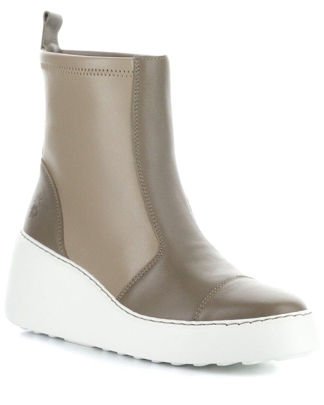 Fly London Natural Daik Leather Boot