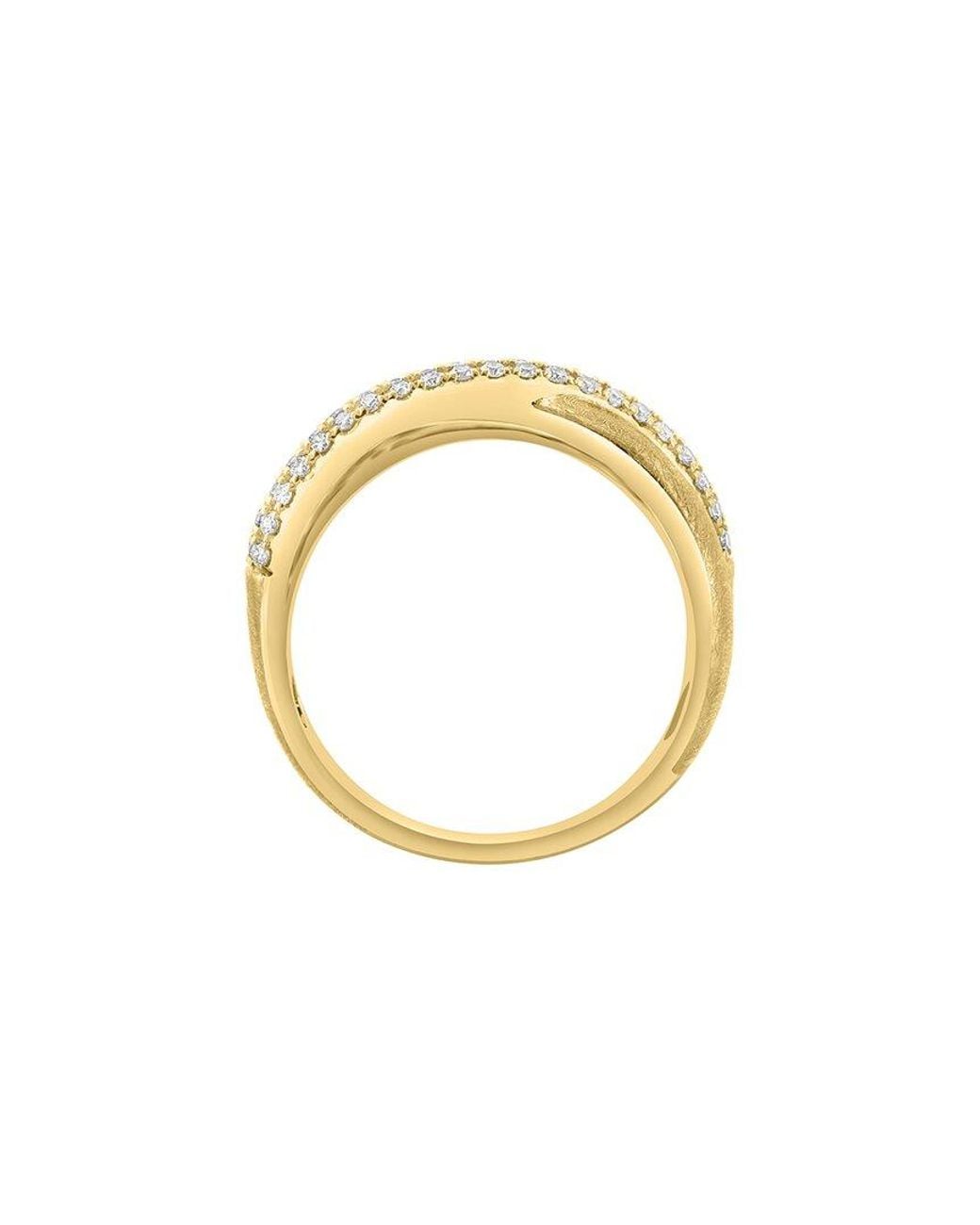 Effy Fine Jewelry Metallic 14K 0.31 Ct. Tw. Diamond Ring