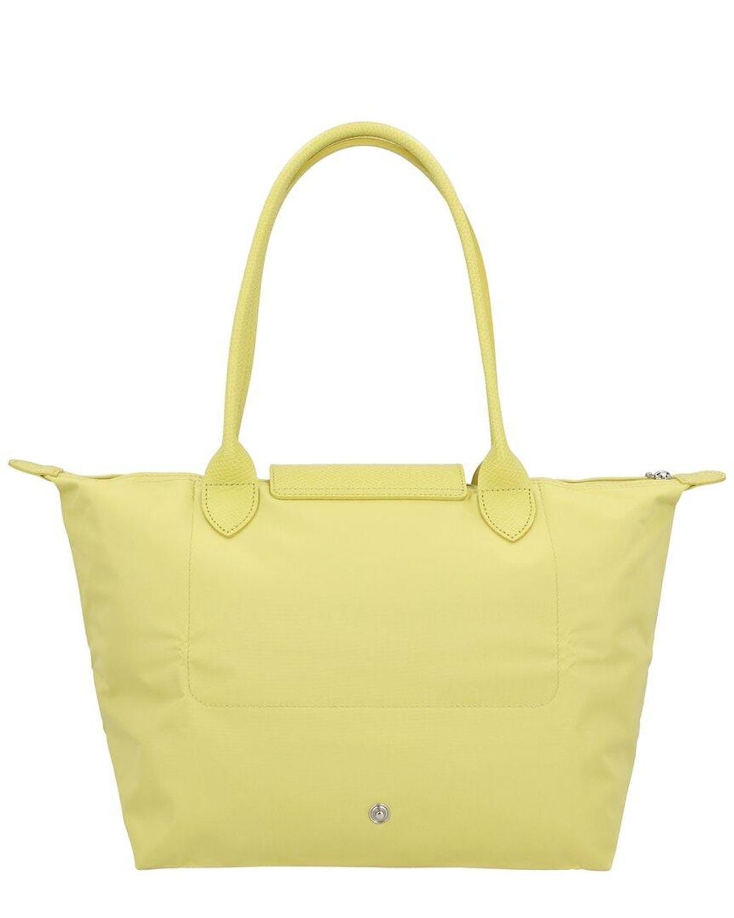 Longchamp Yellow Le Pliage One Medium Long Handle Tote