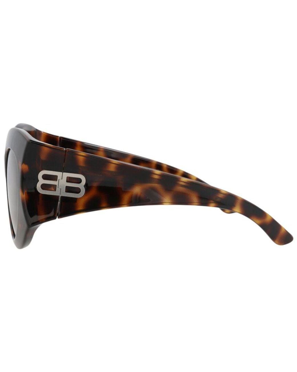 Balenciaga Brown 56Mm Sunglasses
