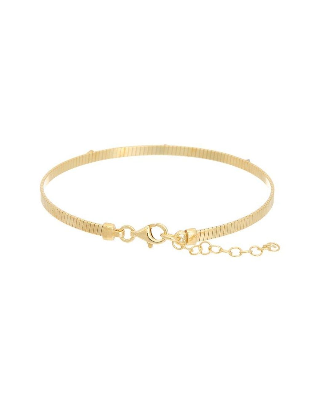 Meshmerise White 18K Over 0.05 Ct. Tw. Diamond Bangle