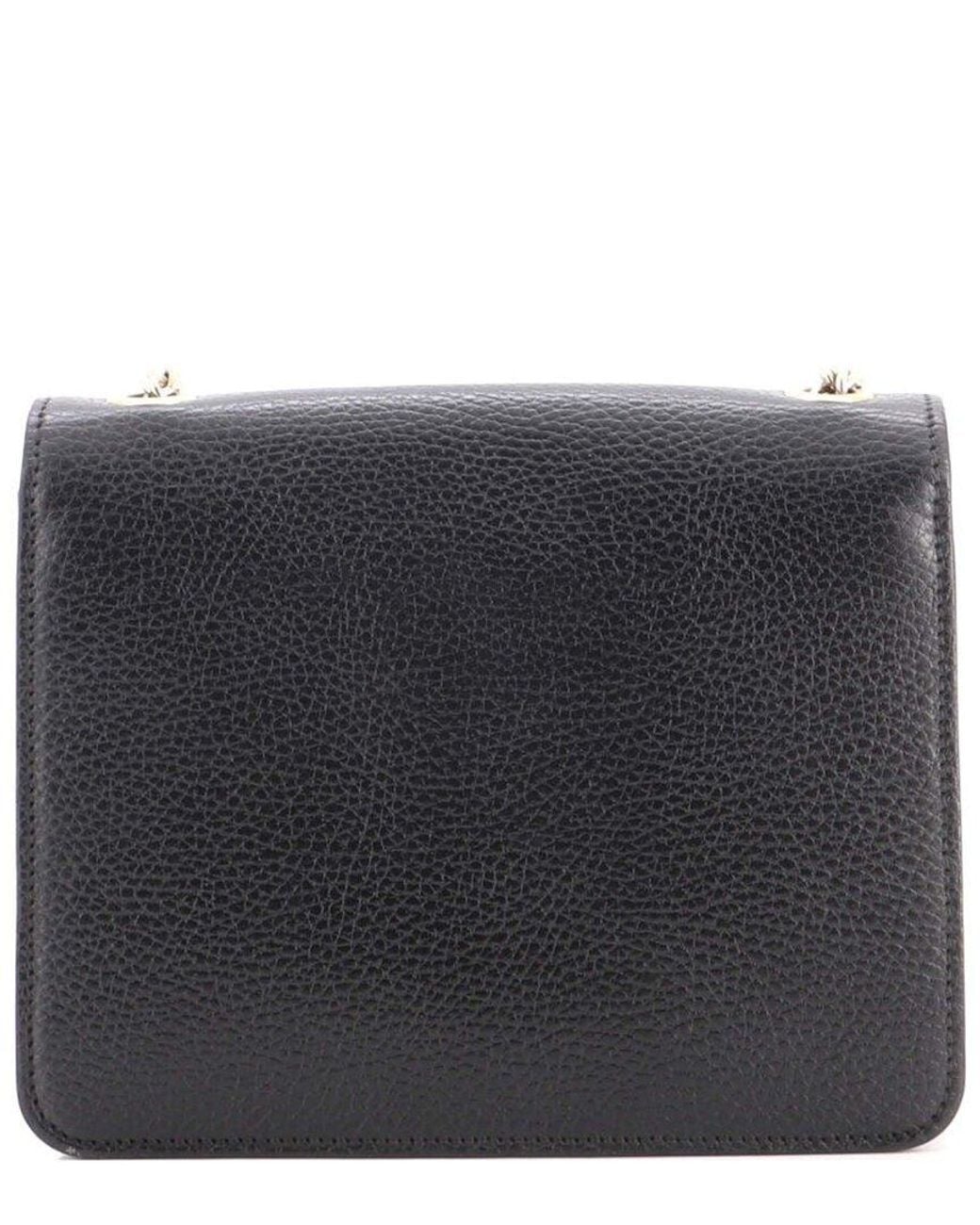 Gucci Black Leather Interlocking Shoulder Bag Small (Authentic Pre-Loved)