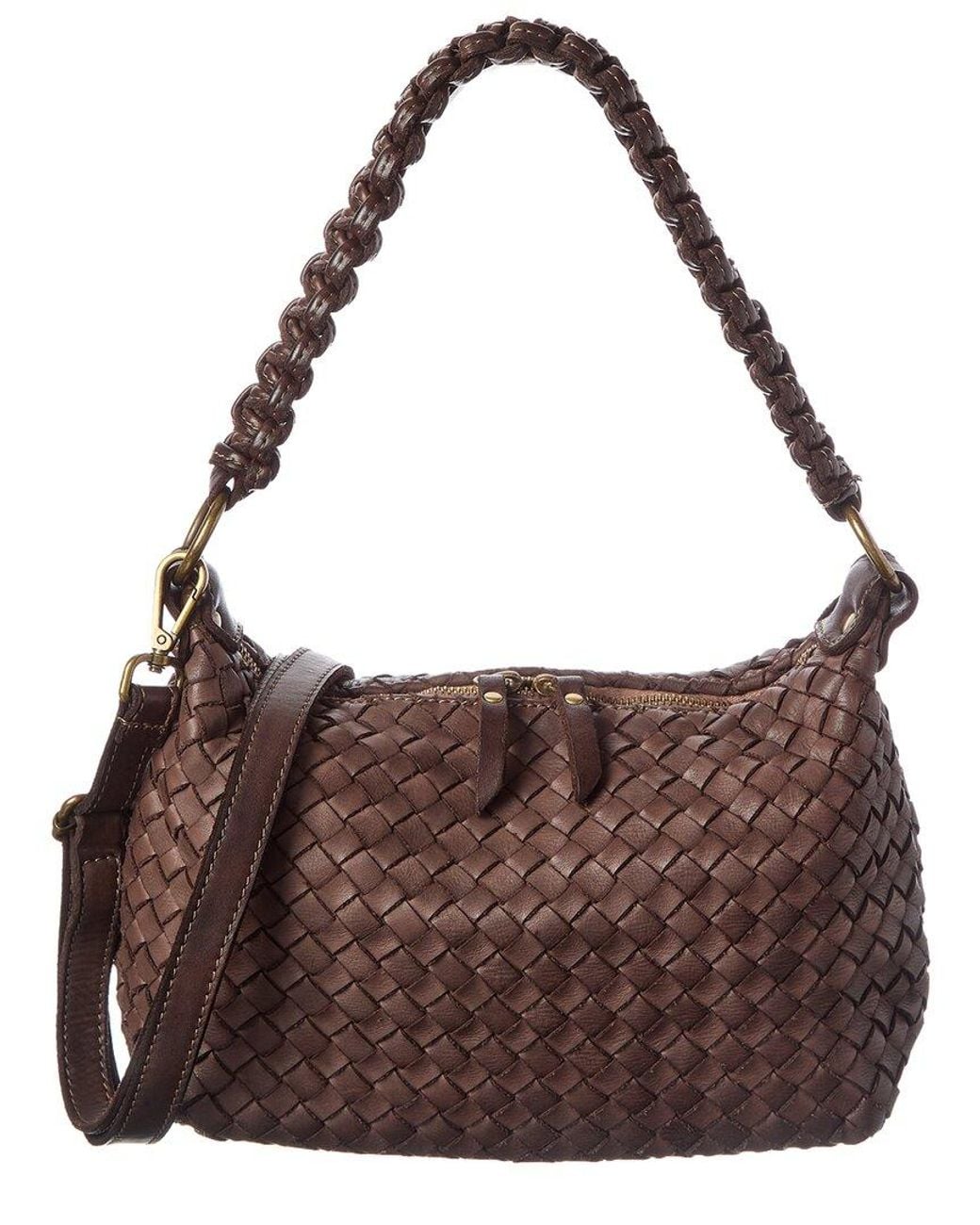 Isabella Rossetti Brown Noemi Leather Handbag