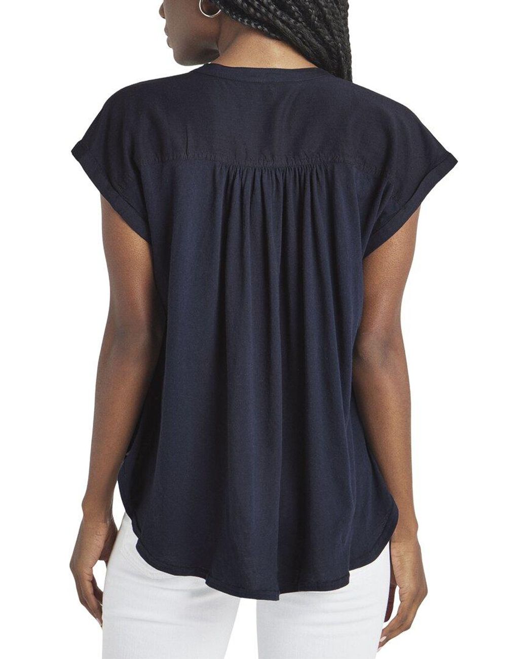 Splendid Blue Paloma Fashion Top