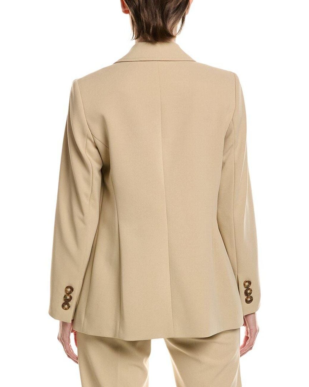 Anne Klein Natural Faux Double Breasted Jacket