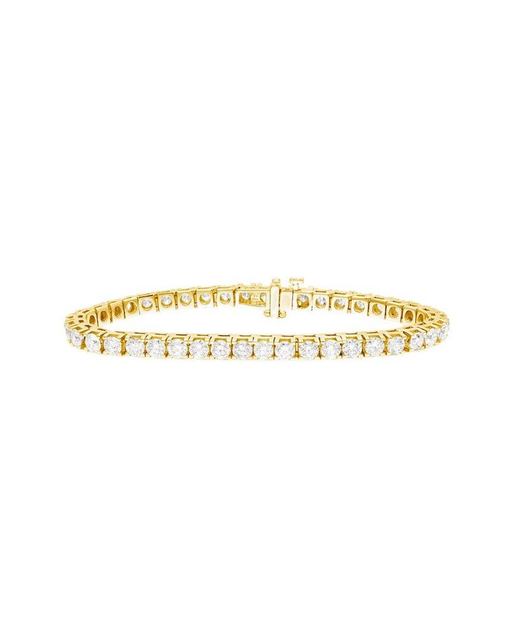 Diana M White 18K 8.25 Ct. Tw. Diamond Tennis Bracelet