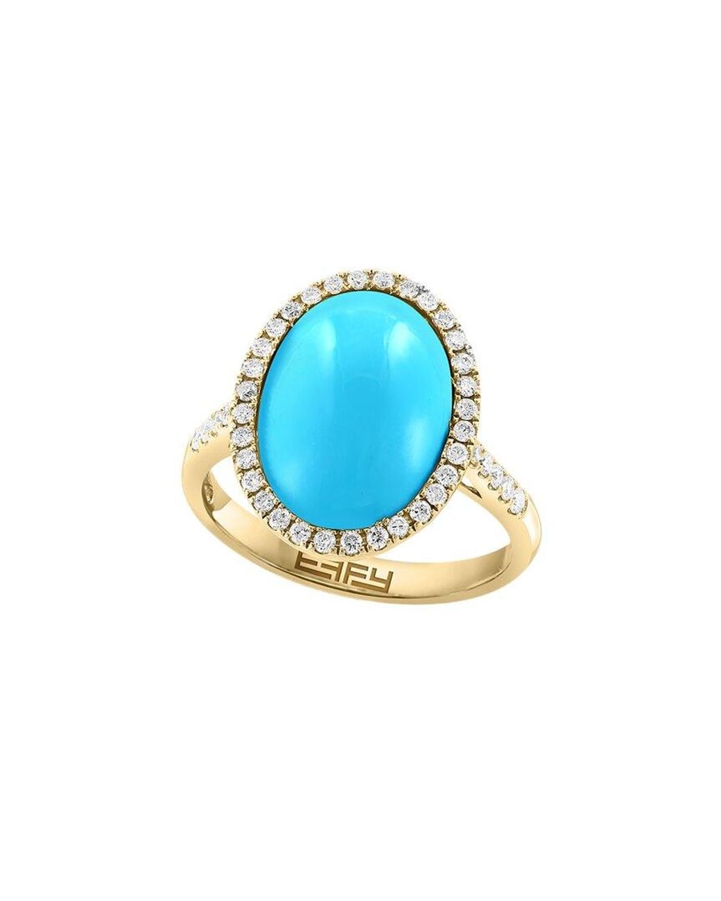 Effy Fine Jewelry Blue 14K 4.64 Ct. Tw. Diamond & Ring