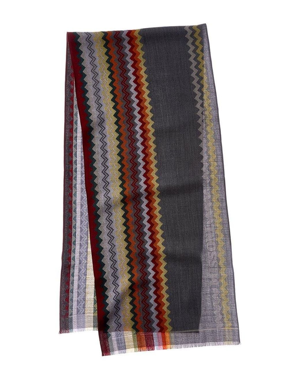 Missoni Black Wool Scarf