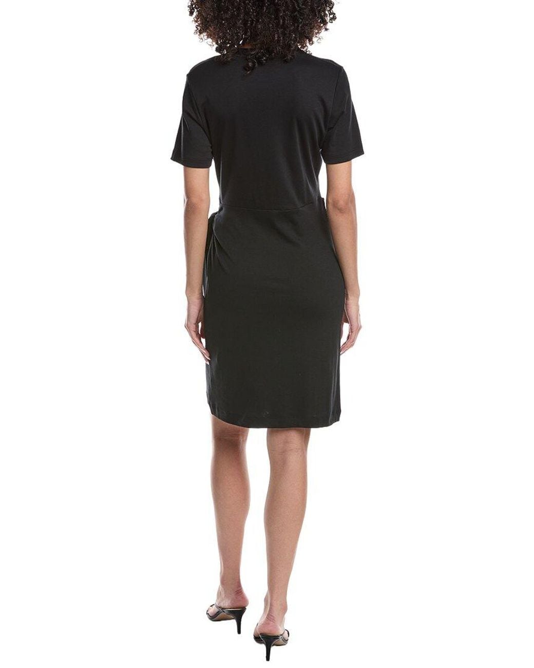 Vince Black Side-Tie Dress