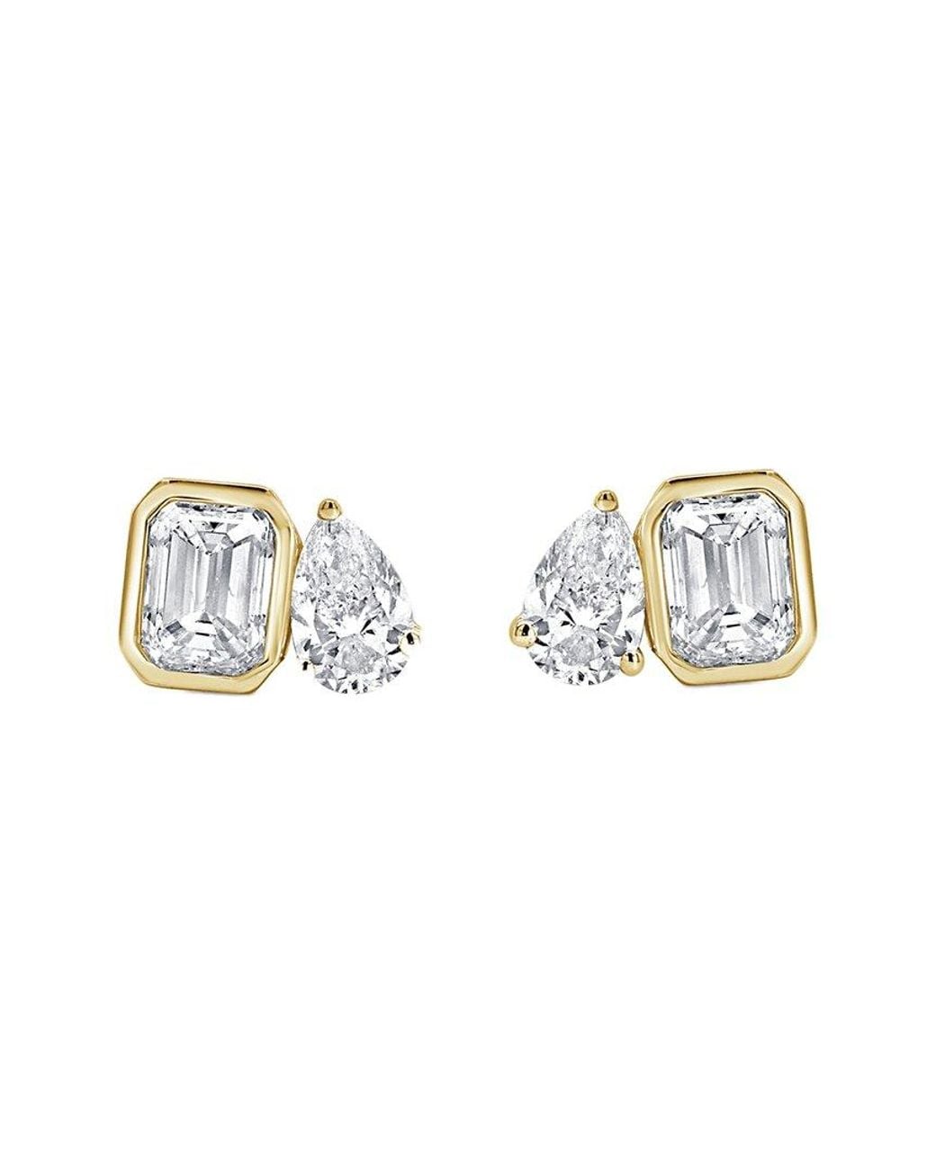 Sabrina Designs Metallic 14K 1.29 Ct. Tw. Diamond Earrings