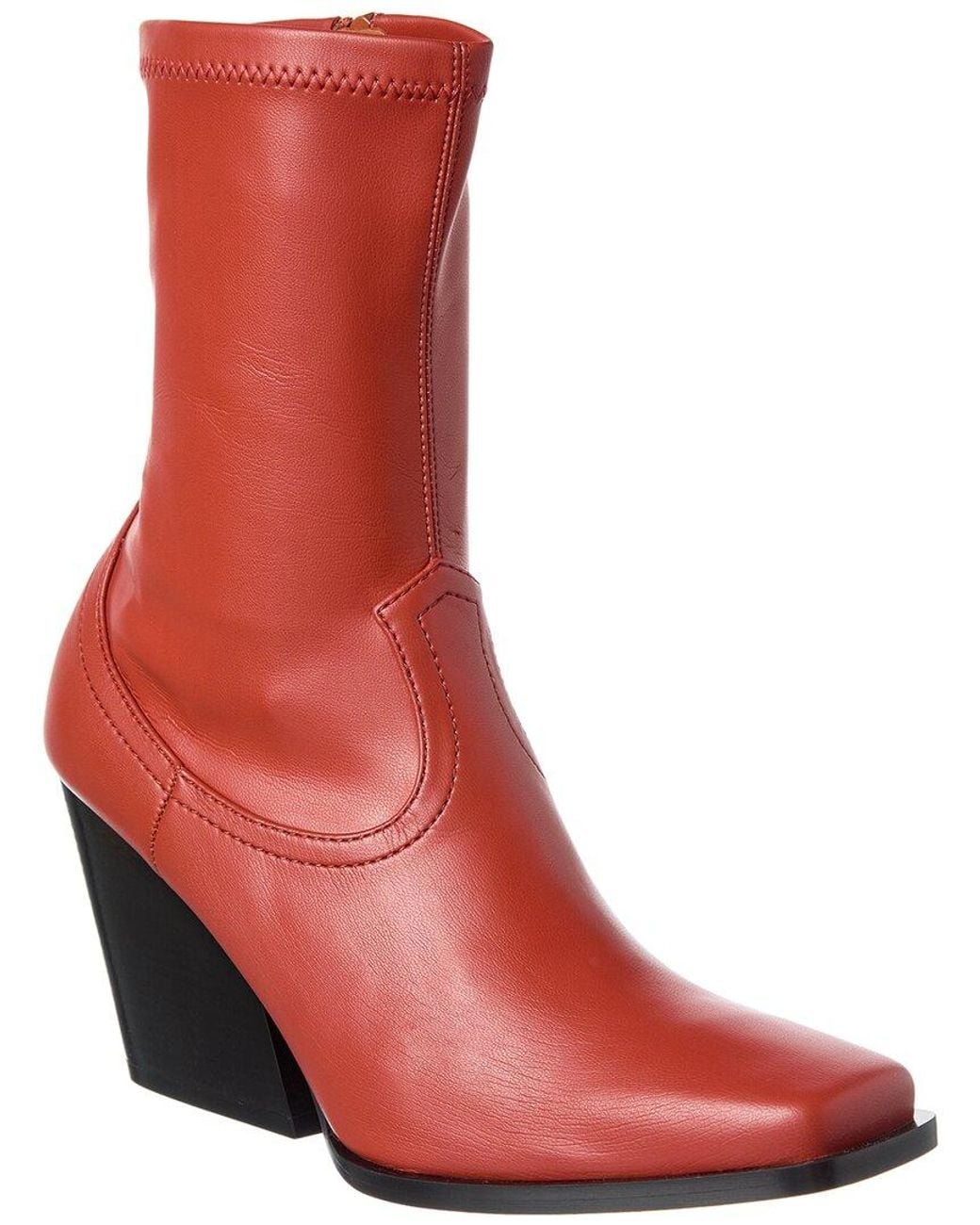 Stella McCartney Red Cowboy Boot