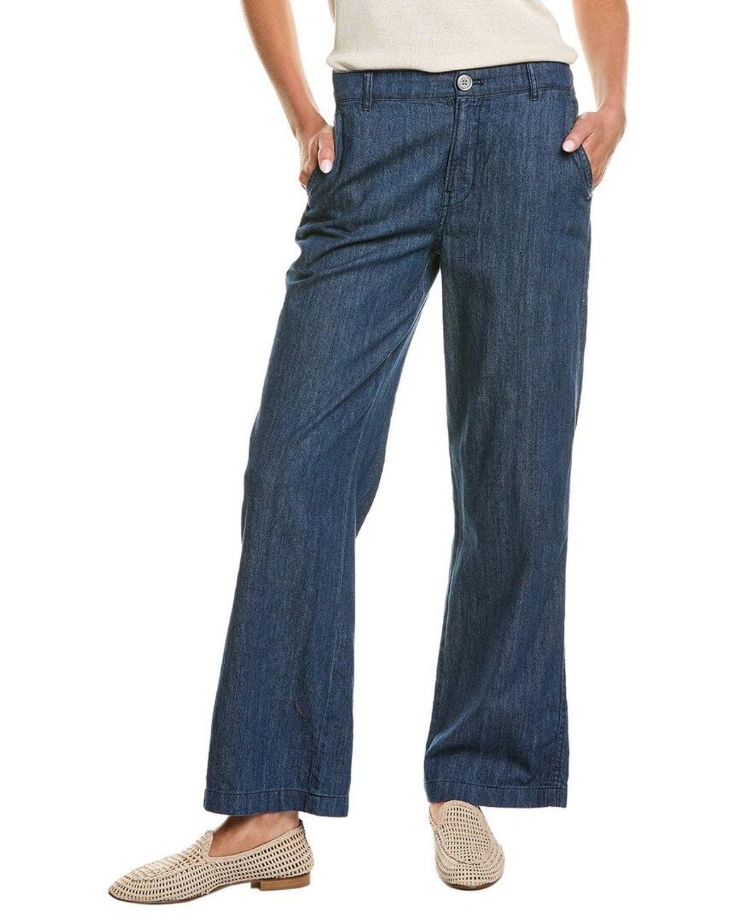 Madewell Blue Zoe Pant