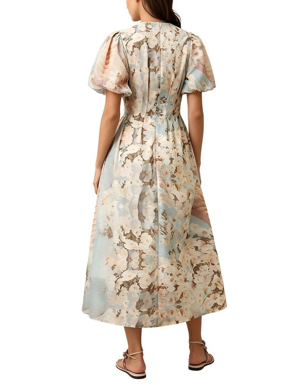 COLON DIANA Natural Midi Dress
