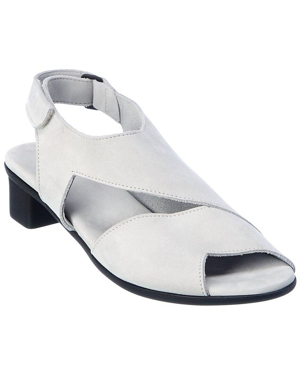 Arche White Obibbi Leather Sandal
