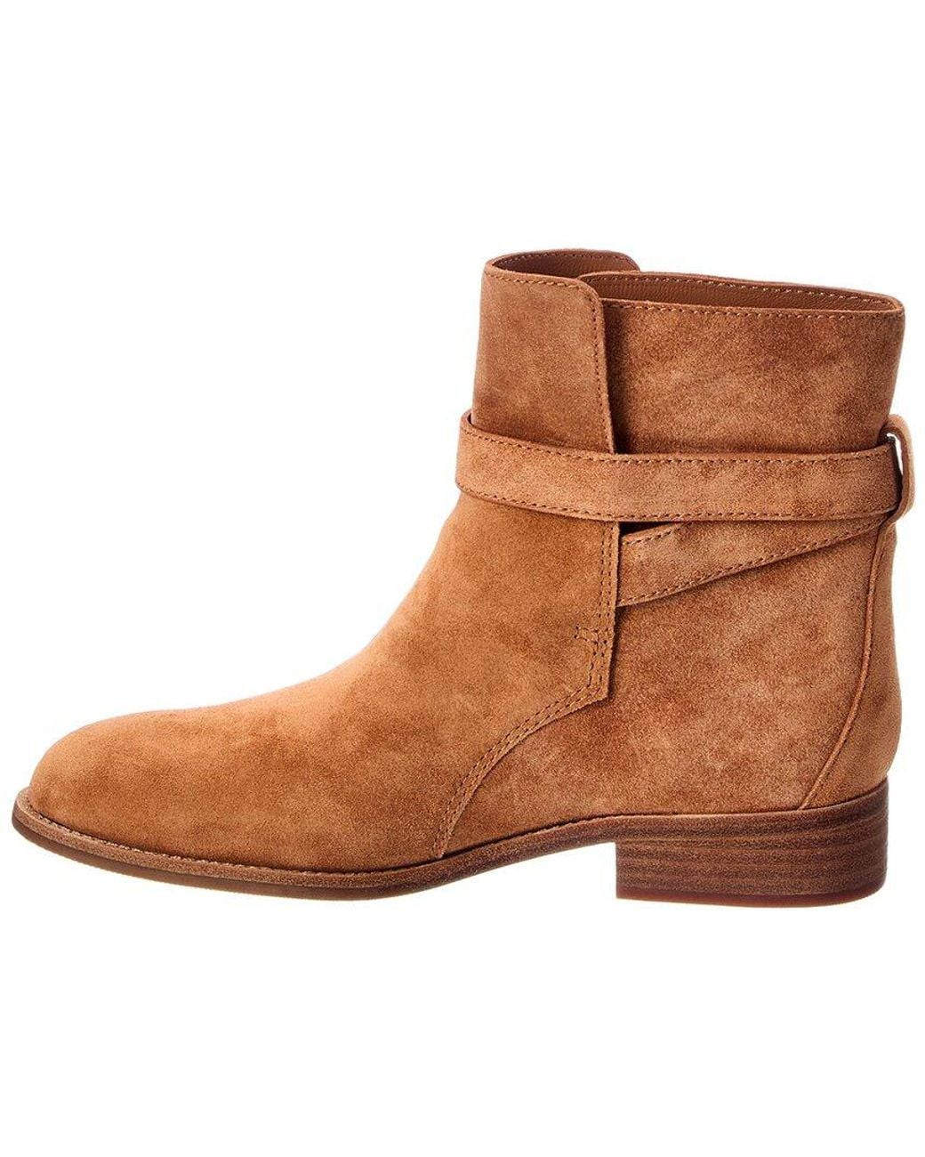Tory Burch Brown Brooke Suede Bootie