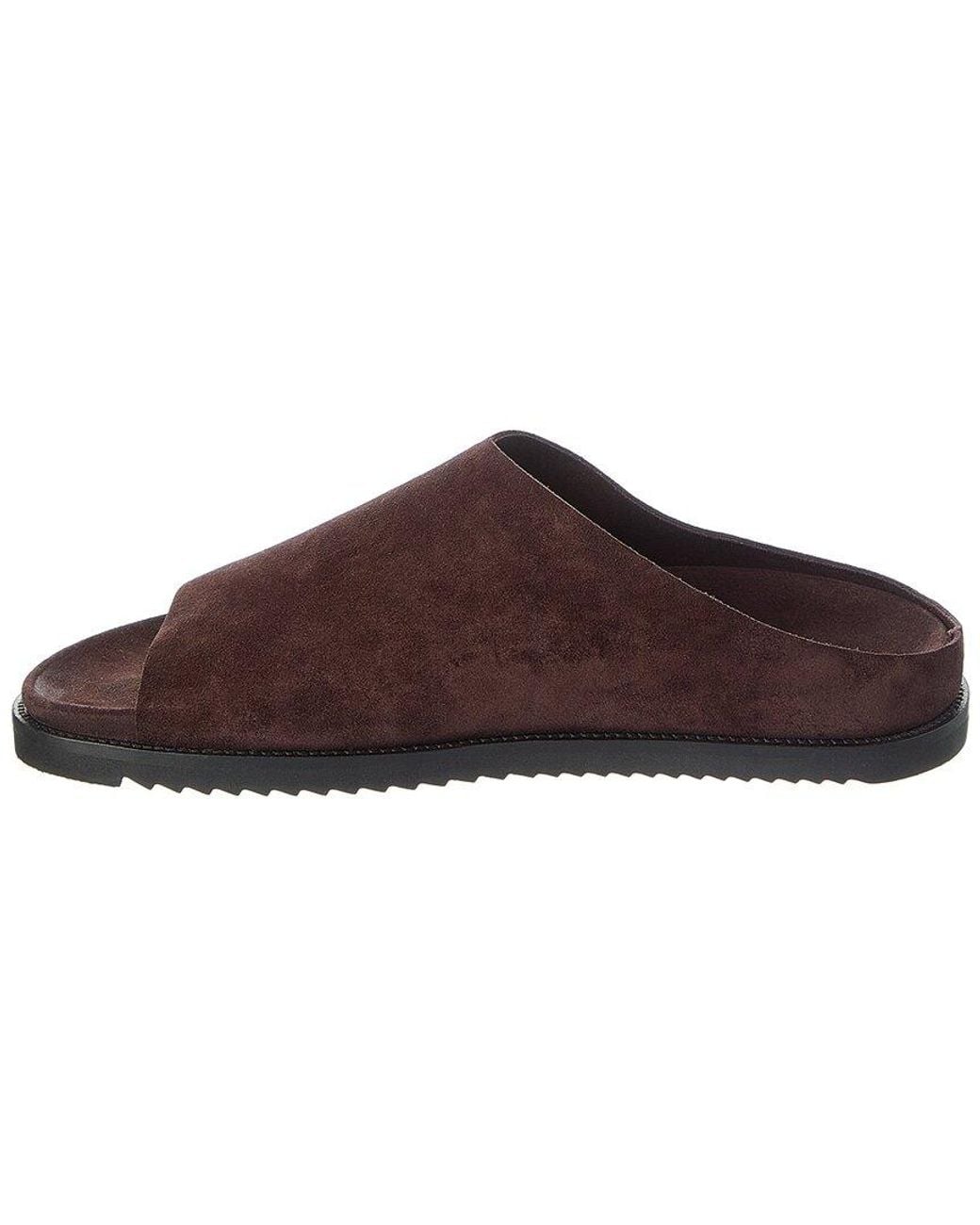 Todd Snyder Brown Nomad Suede Slide for men