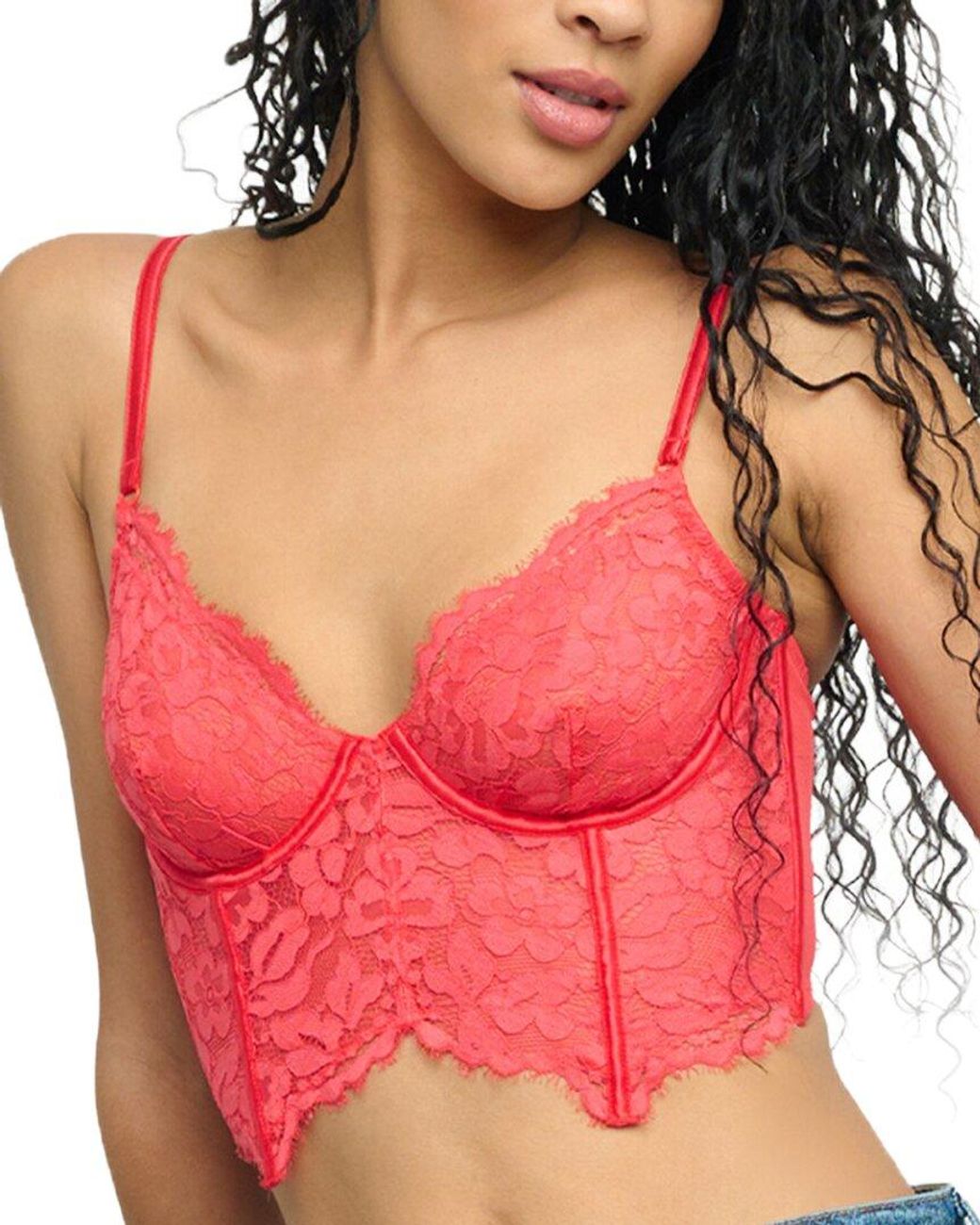 Cosabella Red Magnolia Longline Underwire Bra