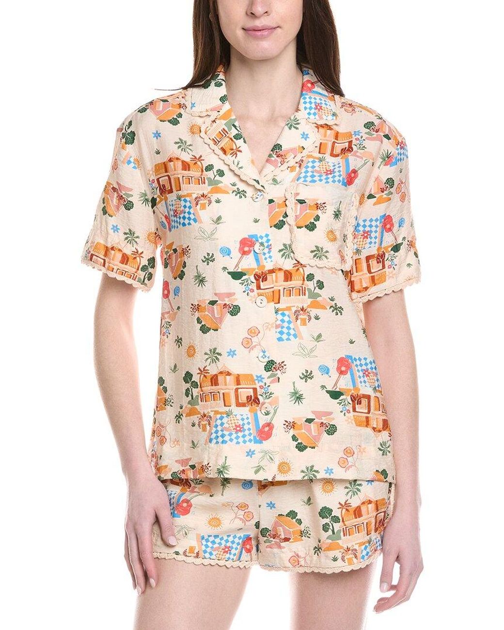 Line & Dot Pink Payton Shirt