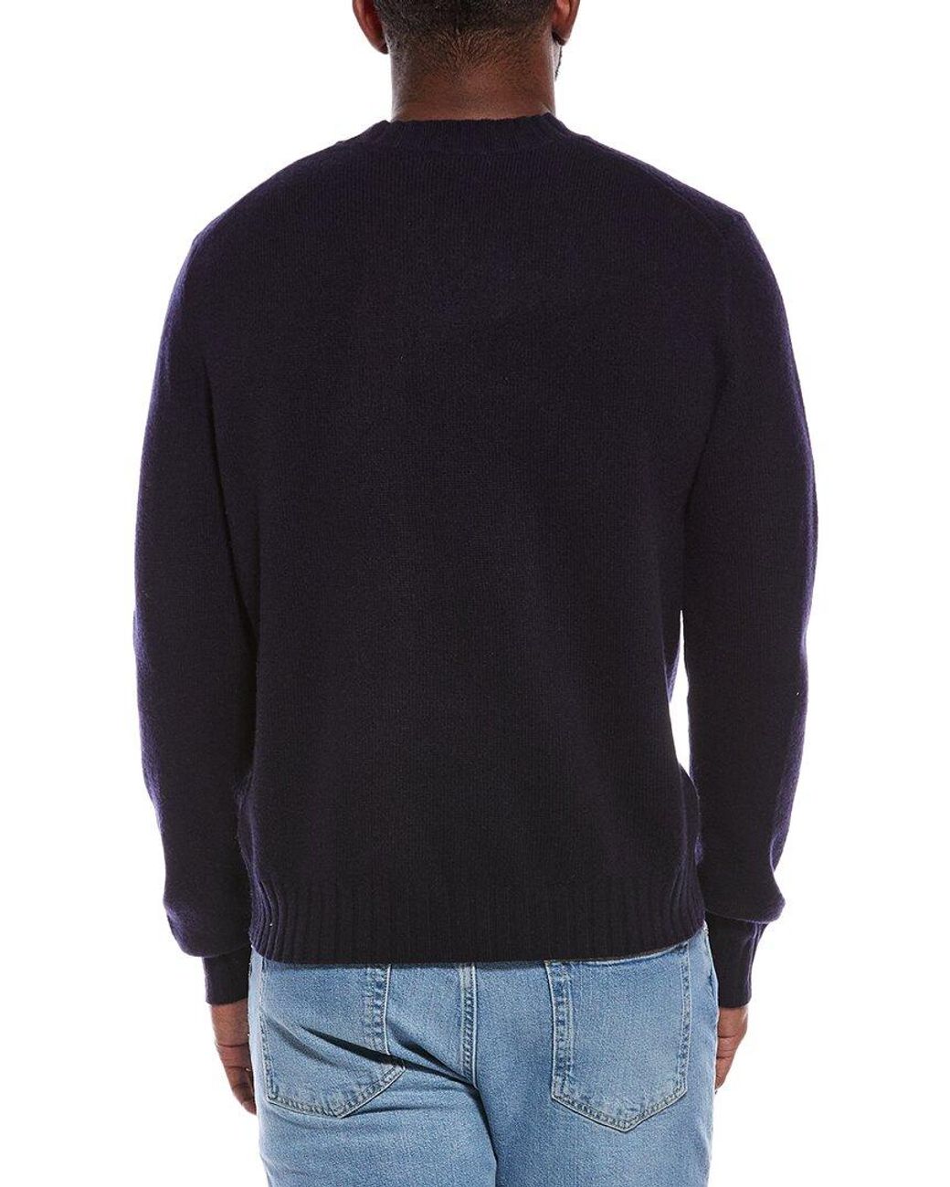 Madewell Blue Heritage Merino Wool Crewneck Sweater for men