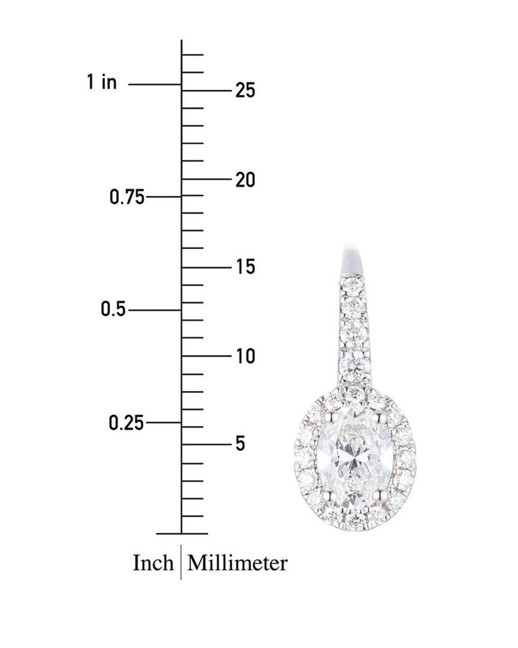 Gregg Ruth White 14K 1.01 Ct. Tw. Diamond Earring