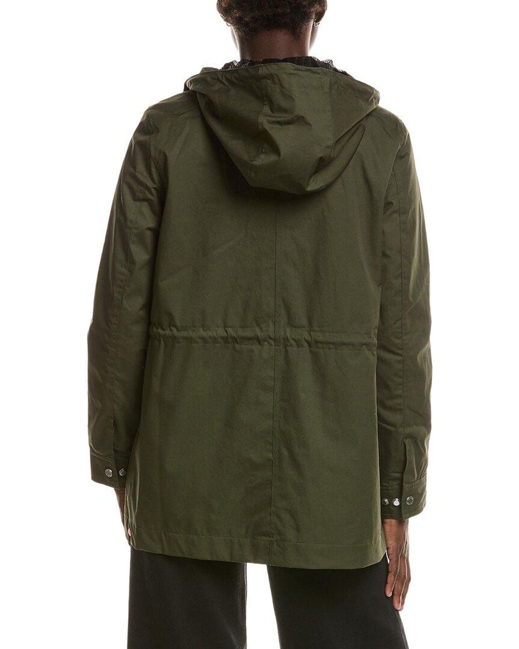 Hunter Green Adela Waterproof Classic Rain Jacket