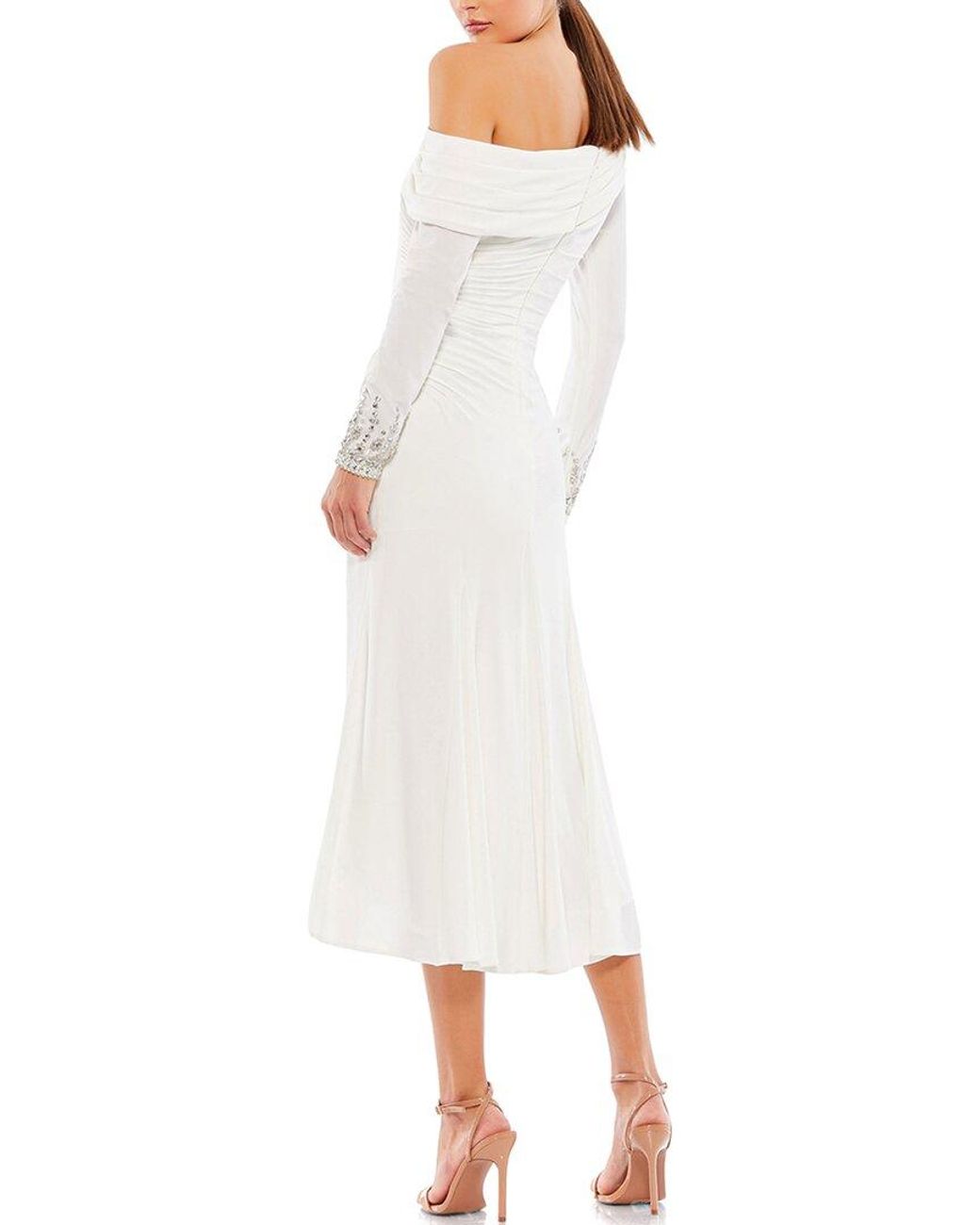 Mac Duggal White Dress