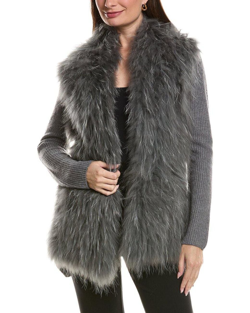 tyler boe Gray Evie Wool & Cashmere-Blend Cardigan
