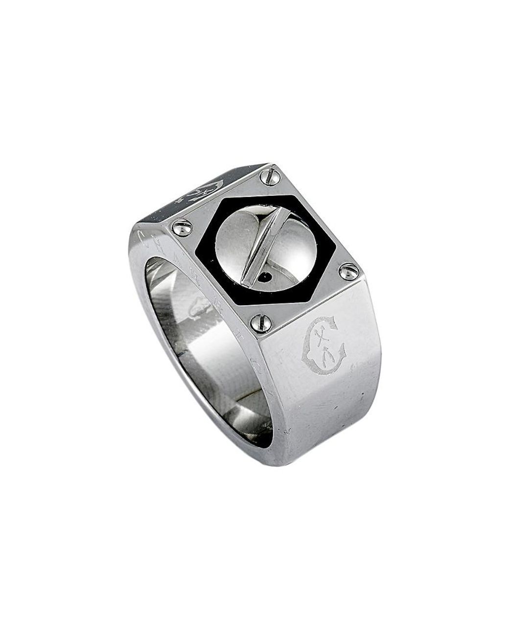 Charriol Metallic Stainless Steel Ring