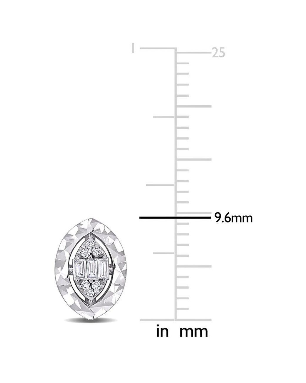Rina Limor Metallic 14k 0.10 Ct. Tw. Diamond Earrings