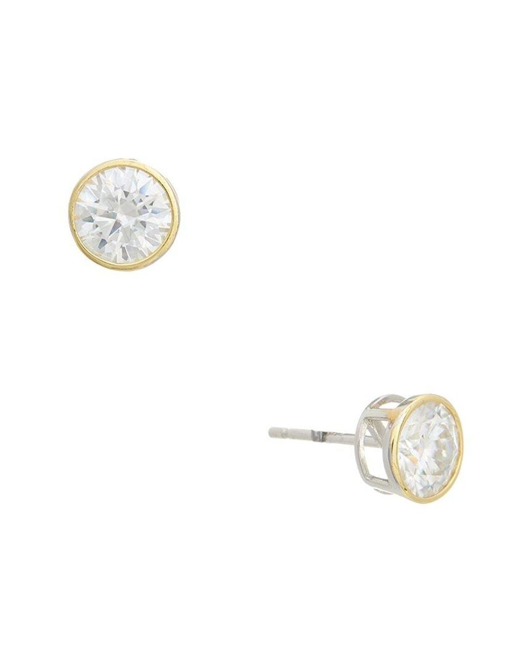 Genevive Jewelry Metallic Stud Earrings