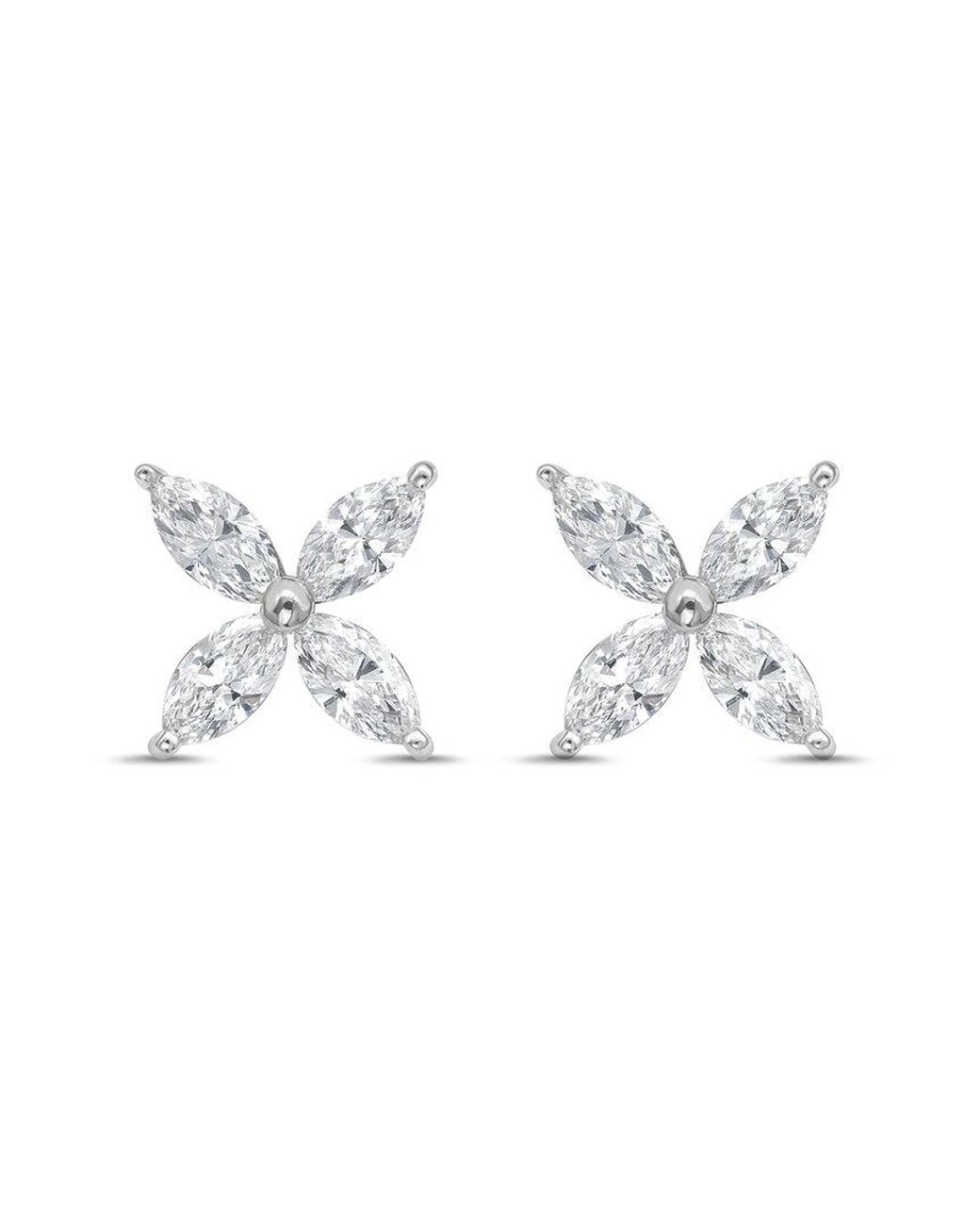 Diana M Metallic Diana M. 14K 2.00 Ct. Tw. Lab-Grown Diamond Stud Earrings