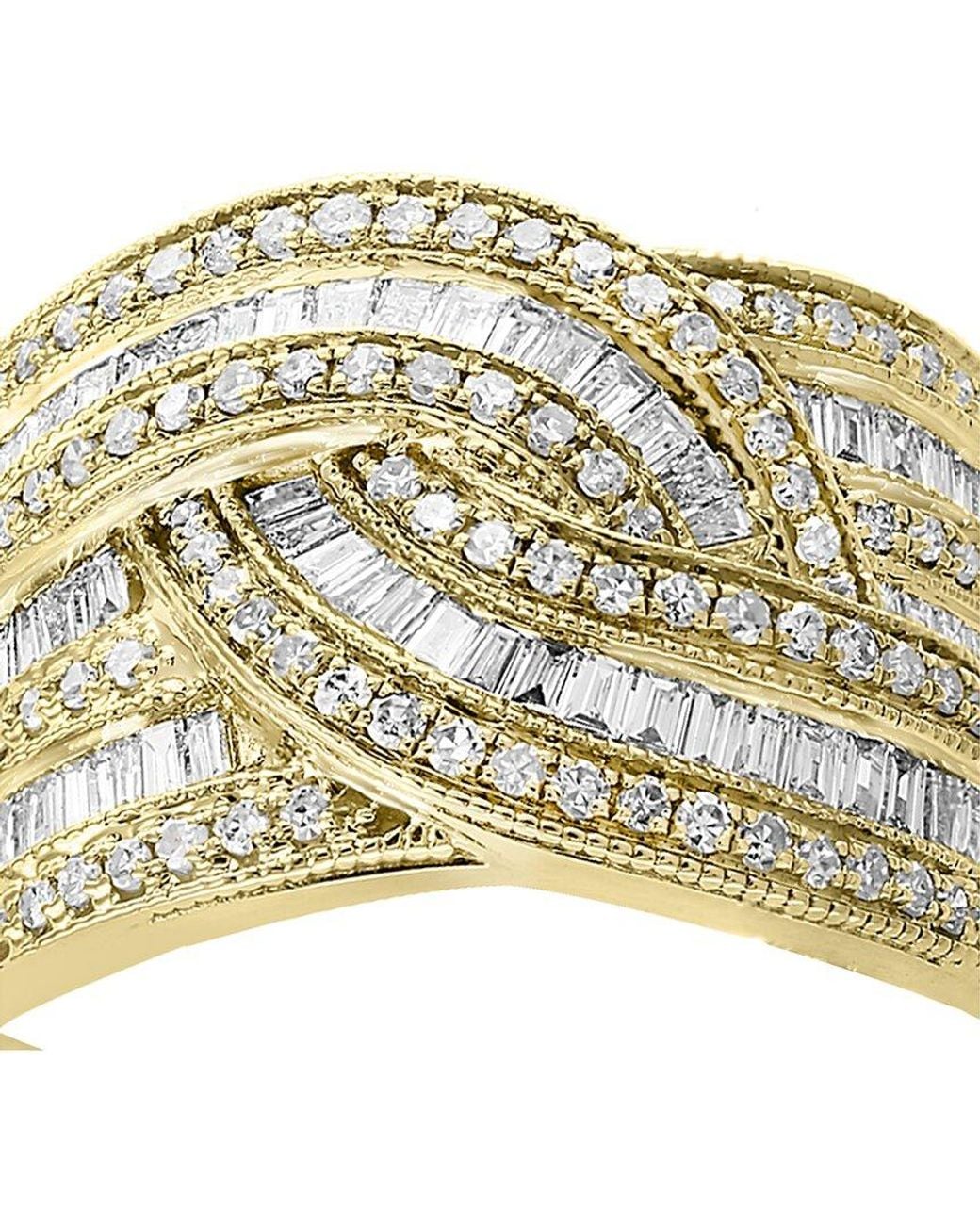 Effy Fine Jewelry White 14K 0.92 Ct. Tw. Diamond Ring