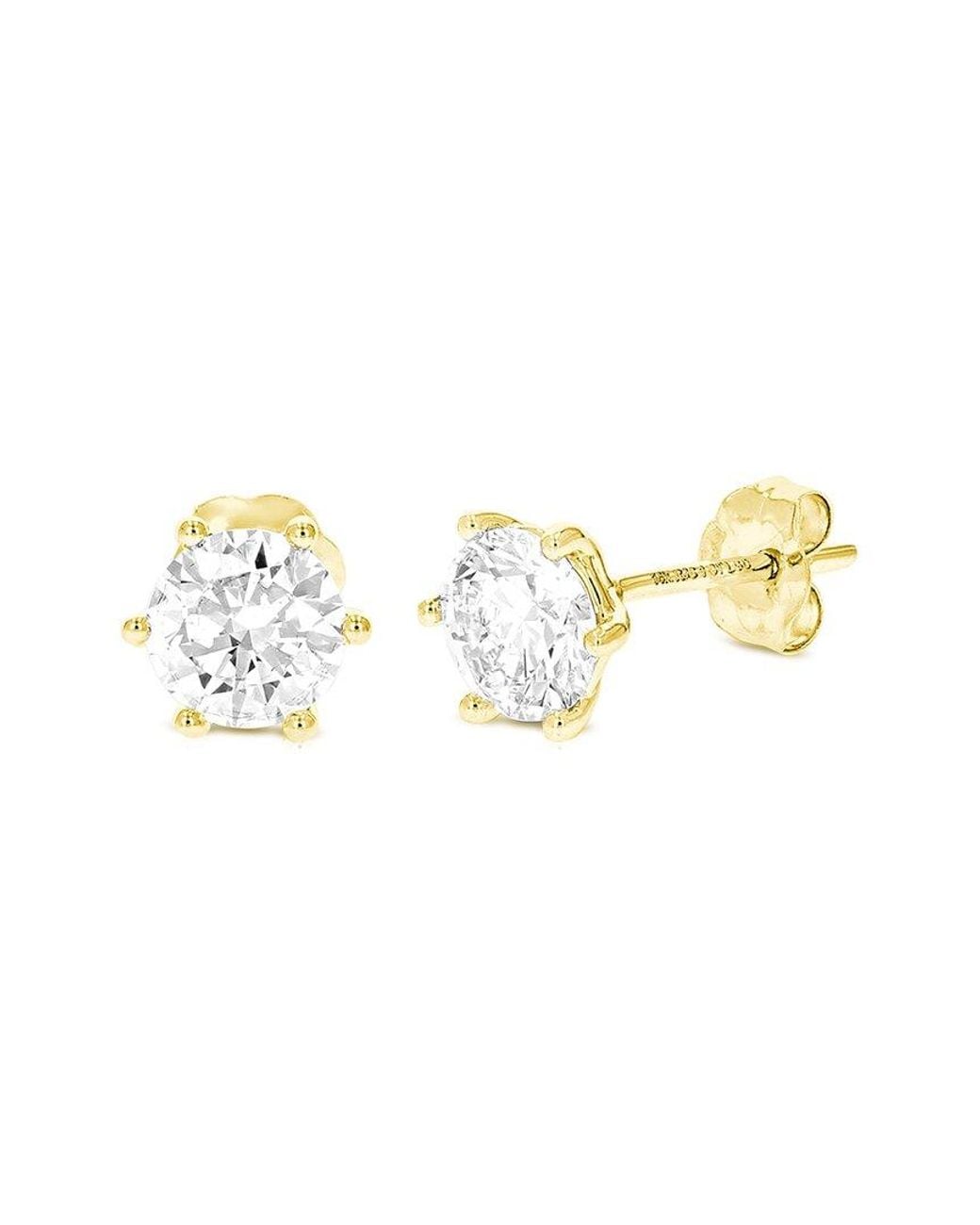 Amairah Metallic 14K 3.00 Ct. Tw. Lab-Grown Diamond Stud Earring