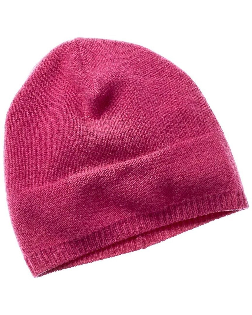 Portolano Red 100% Cashmere Slouchy Hat for men